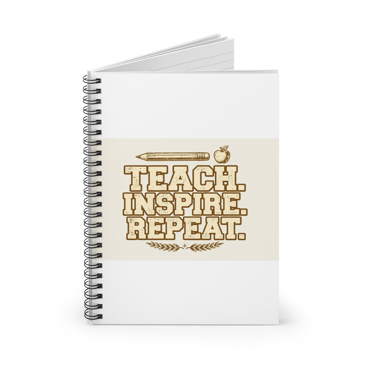 Teach Inspire Repeat Teacher Spiral Notebook