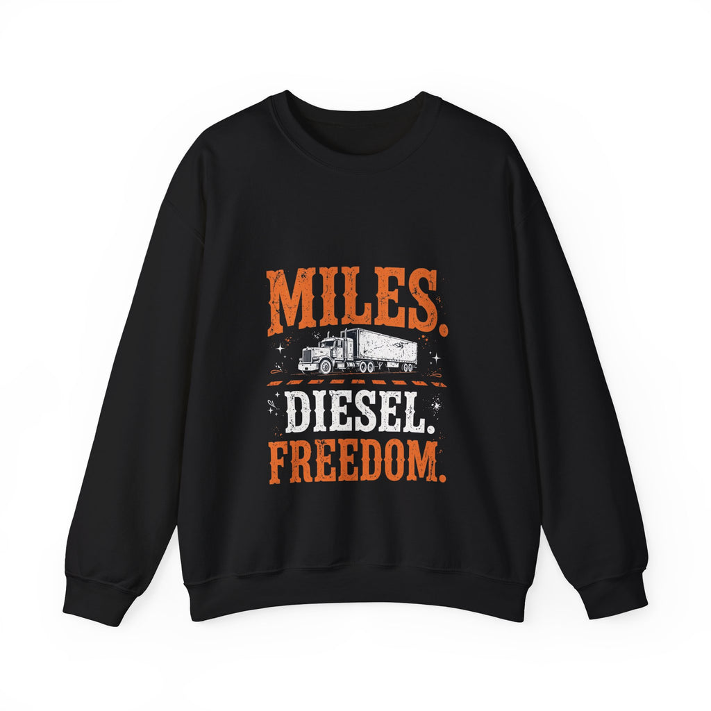 Miles Diesel Freedom Trucker Sweatshirt