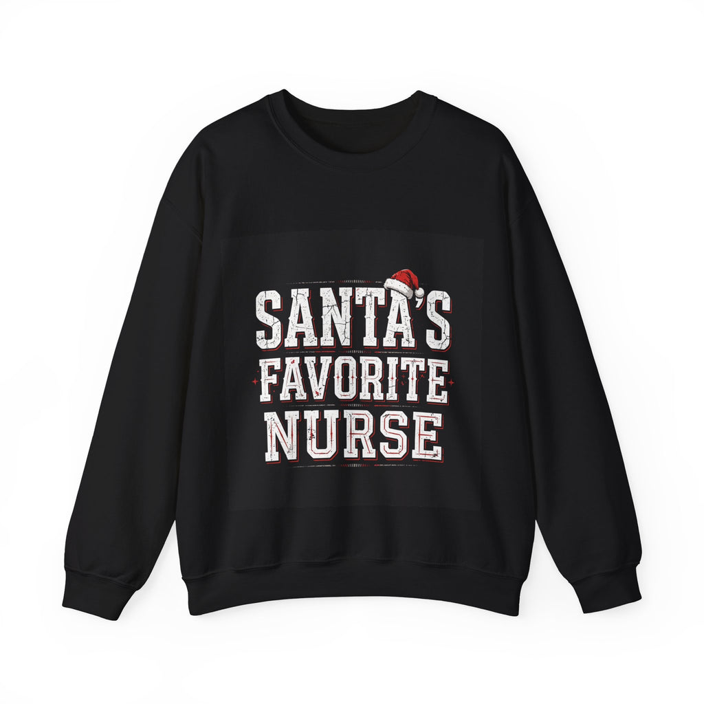 Shift & Soul - Santa's Favorite Nurse Sweatshirt