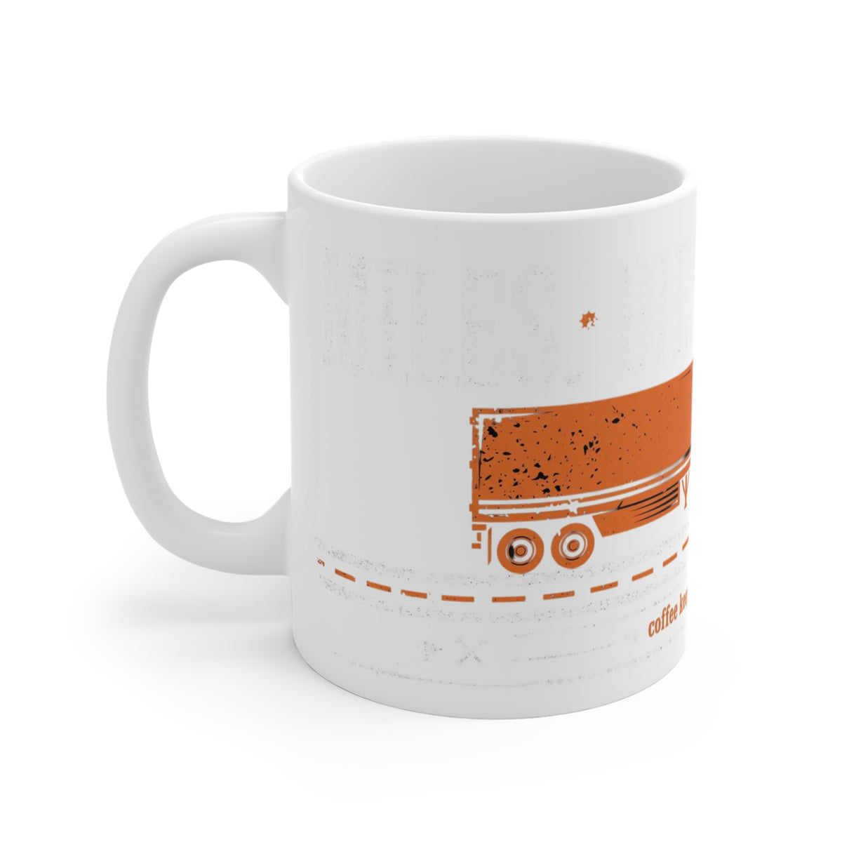 Miles Diesel Freedom Trucker Coffee Mug