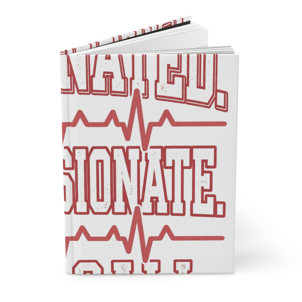 Caffeinated Compassionate On Call Nurse Hardcover Journal