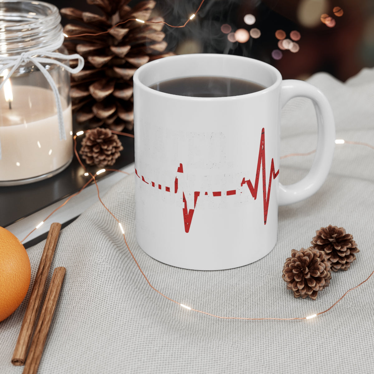 Caffeinated Compassionate Nurse Coffee Mug
