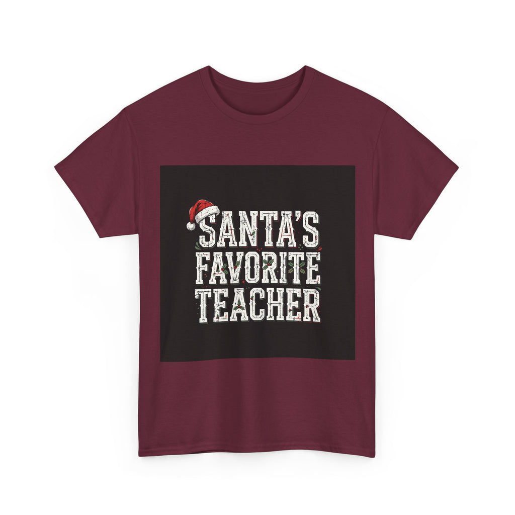 Shift & Soul - Santa's Favorite Teacher Tee