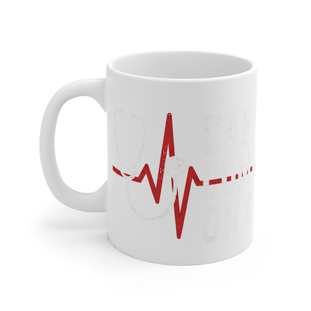 Caffeinated Compassionate Nurse Coffee Mug